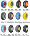PU foam wheel / flat free tire 2