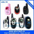 Handheld portable two way radio, walkie