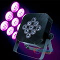 FS-P5001 9pcs 3W high brightness LED Tri-color Flat Par 