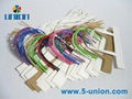 100% natural twisted paper cord handle with 4cm width paper sheet 1