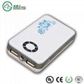  6000mAH  built in connector for Iphone, mobile power battery 4