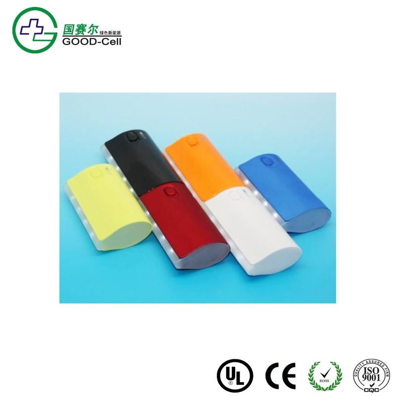 4400mAh emergency portable charger/recharger battery 5