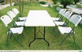 Outdoor Plastic Blow Molding Folding table 2