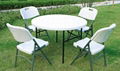 Outdoor Plastic Blow Molding Folding table 3