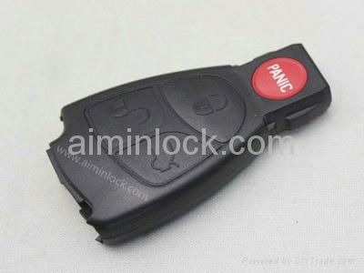 Benz 4-button remote key shell（no logo） 2