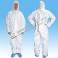 Disposable microporous coverall