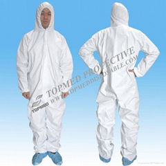 Disposable microporous coverall