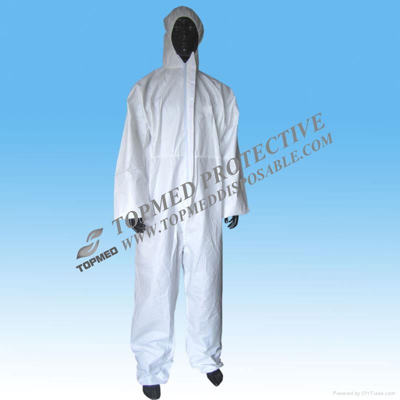 Disposable microporous coverall 2