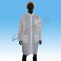 Disposable nonwoven lab coat 2