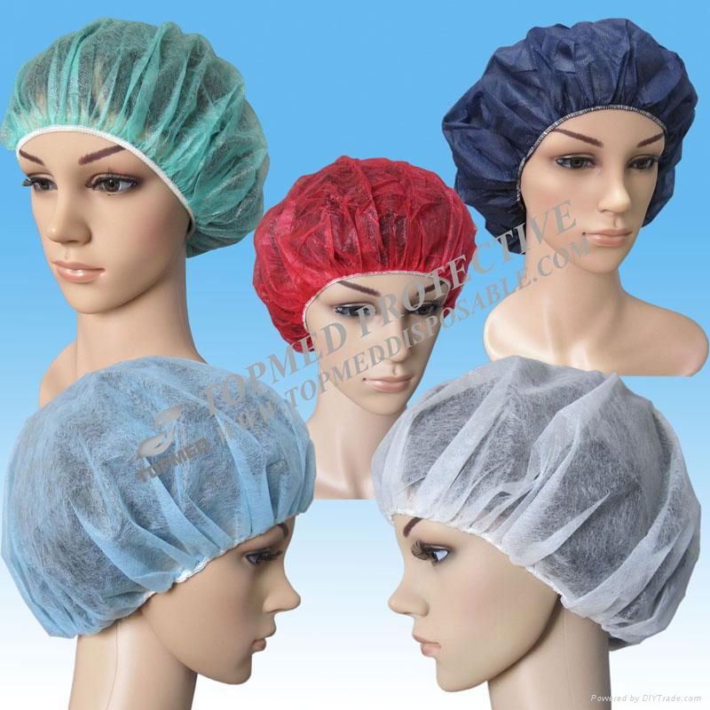 Surgical bouffant cap