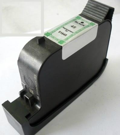 Remanufactured Ink Cartridge 45 for HP printer