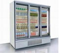 Glass door freezer 1