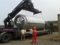 Pyrolysis machine with perfect safe device 1