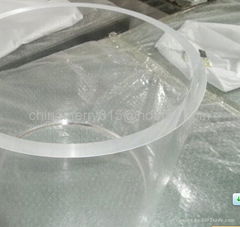 Quartz tube with large dimension 200-480mm OD