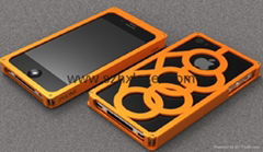 Aluminium & Silicone Phone Case for iphone 5 Sensation