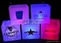 Hot Sale Square LED Plastic Beer Bucket Promotional Bucket 3