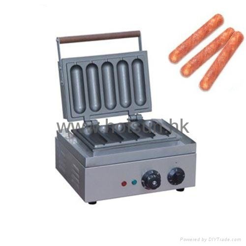 Hot Sale 220v/110v Electric US Hot Dog Waffle Maker Machine 