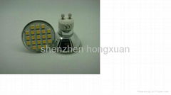 SMD GU10 21LEDS LED lamps| LED lights (HX-GU1021SMD)