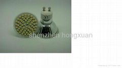 SMD GU10 60LEDS LED lamps| LED lights (HX-GU1060SMD)