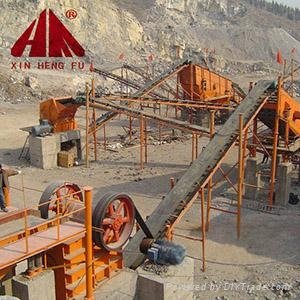 production line of stone crusher with 50T/H to 500T/H