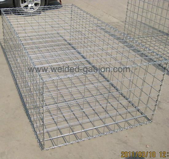 Welded gabion cages