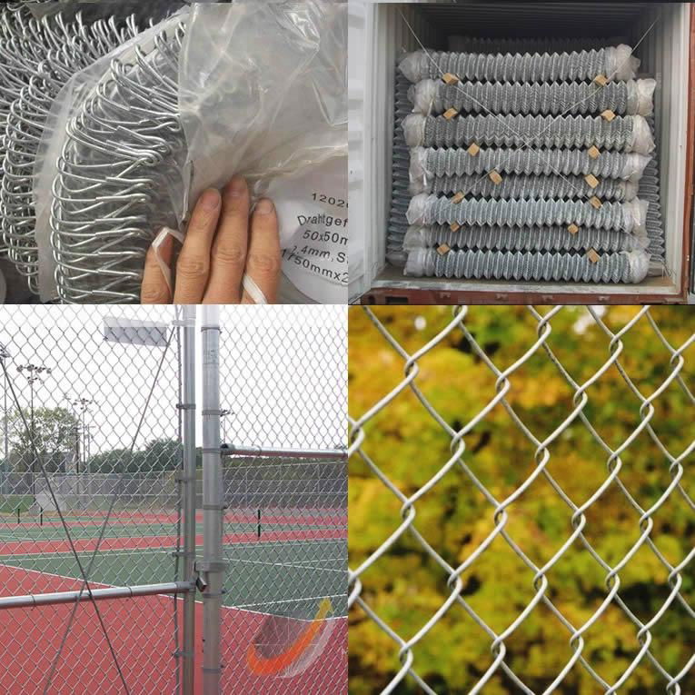 Galvanized Chain Link Fence