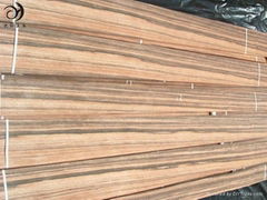 Ebony engineered wood veneer