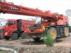 Kato SR-250 rough terrain crane