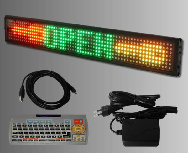 7 dot matrix english LED moving sign 2