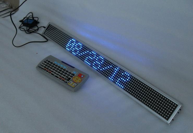 7 dot matrix english LED moving sign 3