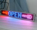 7 dot matrix english LED moving sign 4