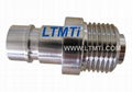 Titanium machine parts