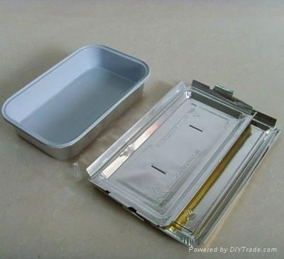 rectangular aluminum foil container