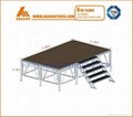 1.22x1.22 aluminum moving stage 2