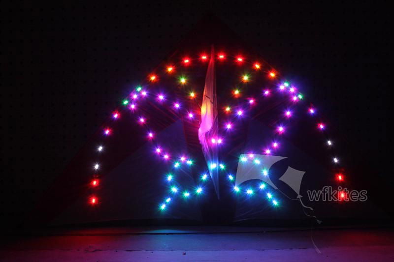 LED Night Kite,3m,Arch Butterfly,[204LED]--Leader Kite  3
