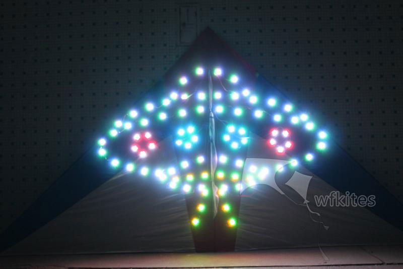 LED Night Kite,4m,UFO ,[464LED]--Leader Kite  4