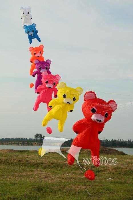 Soft Kite , Bear,3m ,inflatable kite--Leader kite  3