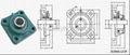 pillow block bearings UCF200