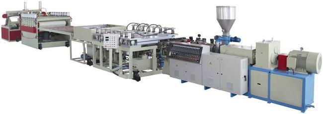 PVC foam board production line