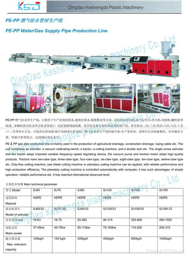 PE/PP Pipe Production Line 3