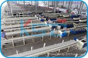 PVC (PE) multi-hole pipe production line 4