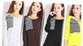 the latest popular women long seleeve t-shirts,cotton t-shirs for sale