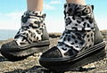 fashion warm leopard shoes for women ,designer style