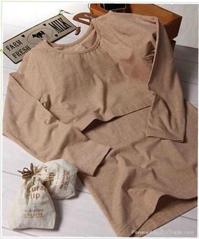 100% organic cotton women breastfeeding clothes,maternity clothes 3