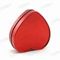 Heart shape valentine gift can,metal chocolate container,tin valentine promotion 2