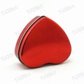 Heart shape valentine gift can,metal chocolate container,tin valentine promotion 3