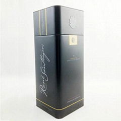 wine tin packaging,metal wine case,whisky tin packaging