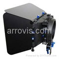 DSLR Matte Box With Filter Trays and Detachable Aluminium Flag 3
