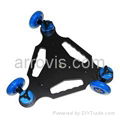 3 Wheels Dolly for DSLR, DSLM Camera video cam 1