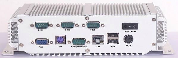 Embedded Box PC with 4xCom 4xUSB digital IOs